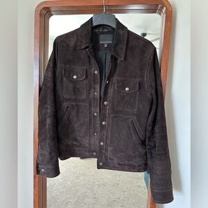 Heritage Suede Trucker Jacket